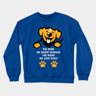 Human love for dogs-02 Crewneck Sweatshirt